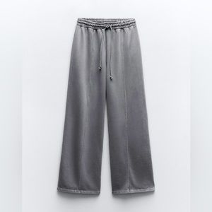 Zara wide leg joggers